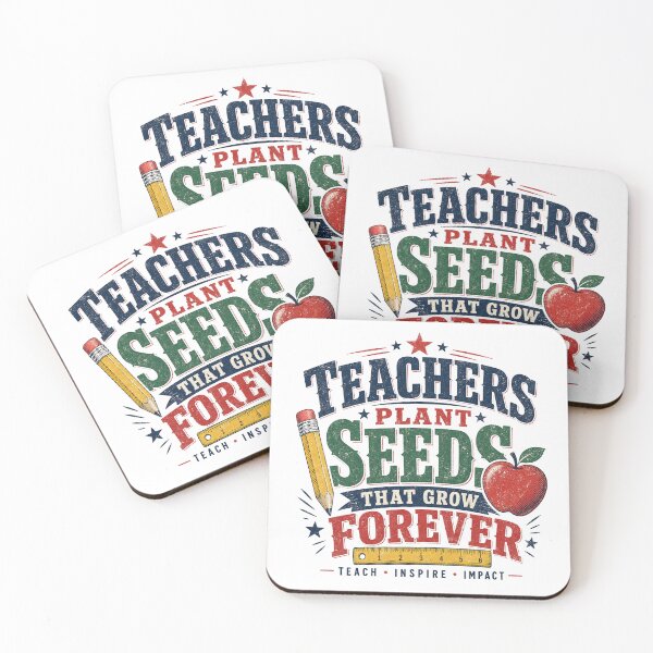 Item preview, Teacher Teachers Plant Seeds That Grow Forever Motivational Slogan gift for Teachers and Educators designed and sold by LD ART.