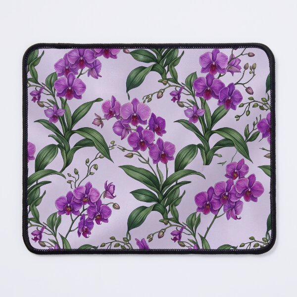 Item preview, Dense Purple Orchid Foliage Botanical Repeating Pattern designed and sold by Studio BC.