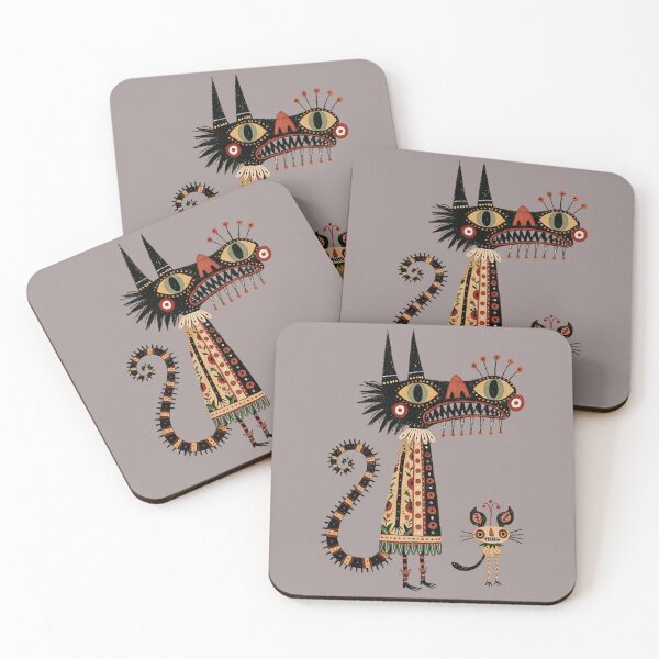Item preview, Cute Spooky Monsters with Big Eyes and Quirky Style designed and sold by MythicMood.
