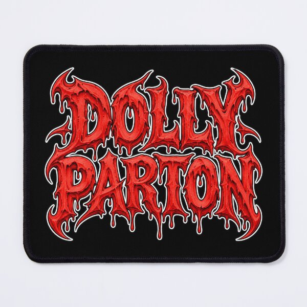 Item preview, Dolly Parton Red Gothic Metal Art designed and sold by TripleFour444.