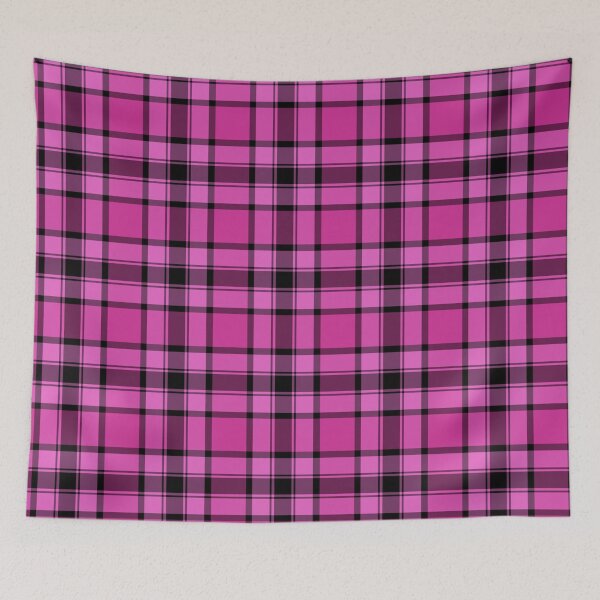 Item preview, Hot Pink and Black Tartan Plaid Pattern designed and sold by The-Repository.