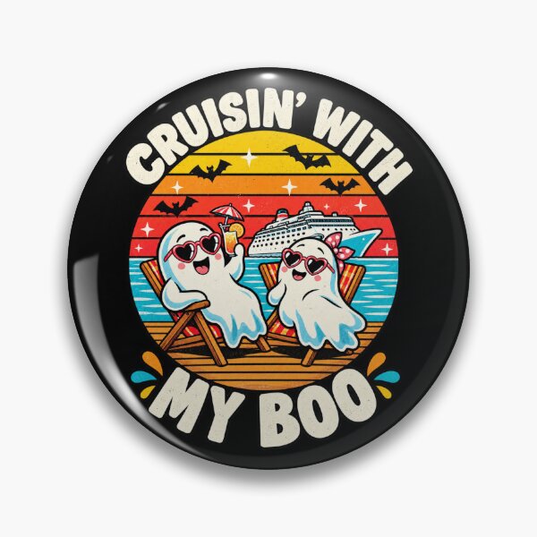 Item preview, Cruisin With My Boo Halloween Ghosts designed and sold by haitrieuic96.