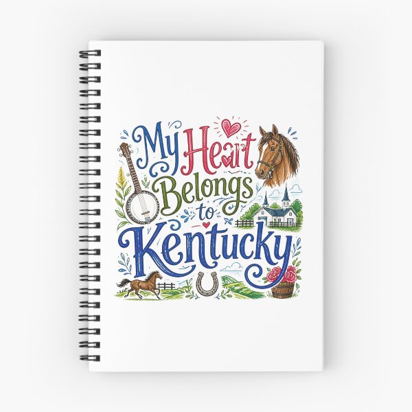 Item preview, My Heart Belongs to Kentucky - Cute Souvenir Travelers Gift for Men Women & Kids  designed and sold by Mozaic Clothes.