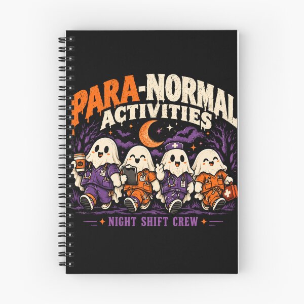 Item preview, Para-Normal Activities Night Shift Crew Ghost Nurses Halloween | Healthcare Team Spooky Season Gift designed and sold by Martin's_Design.