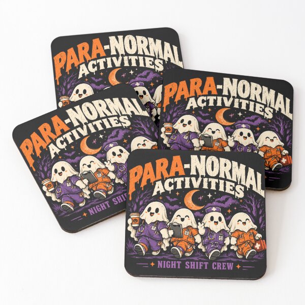Item preview, Para-Normal Activities Night Shift Crew Ghost Nurses Halloween | Healthcare Team Spooky Season Gift designed and sold by Martin's_Design.