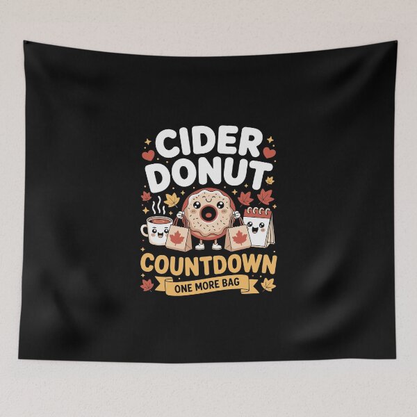 Item preview, CIDER DONUT COUNTDOWN ONE MORE BAG designed and sold by jkrphoto.