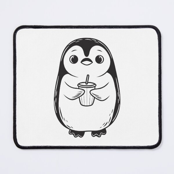 Item preview, Penguin with Coffee Funny Winter Gift 1 designed and sold by OneLine Studio.