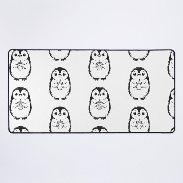Item preview, Penguin with Coffee Funny Winter Gift 1 designed and sold by OneLine Studio.