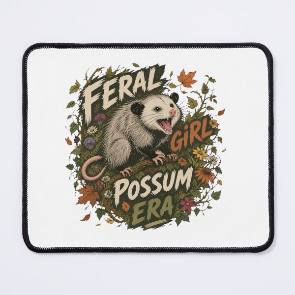 Item preview, Feral Girl Possum Era Untamed Wild Nature Art designed and sold by Créative touche .