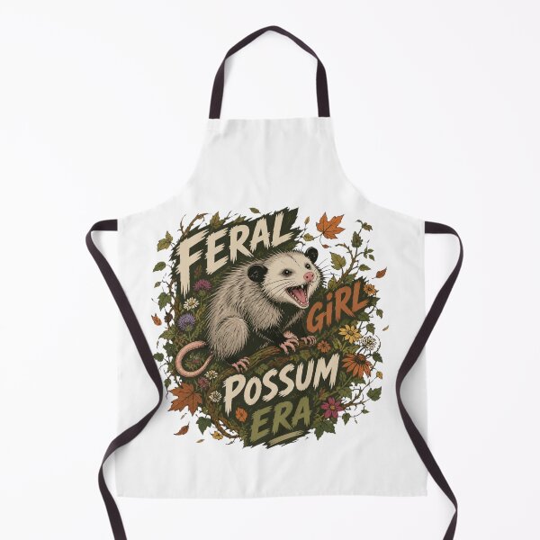 Item preview, Feral Girl Possum Era Untamed Wild Nature Art designed and sold by Créative touche .