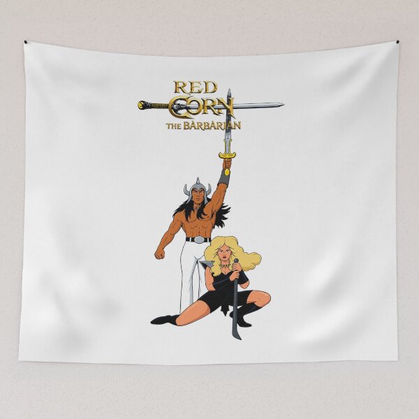 Item preview, Redcorn the Barbarian Parody Conan the Barbarian Meme designed and sold by Krishmarakris.