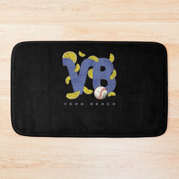 Item preview, Tropical Lemon Slice Blue Letters Baseball Graphic designed and sold by LudmillaWalthe.