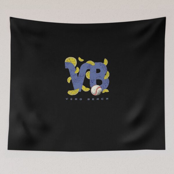 Item preview, Tropical Lemon Slice Blue Letters Baseball Graphic designed and sold by LudmillaWalthe.