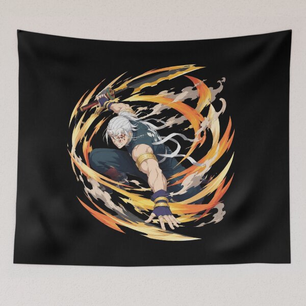 Item preview, Tengen Uzui Flame Art designed and sold by Lainey028.