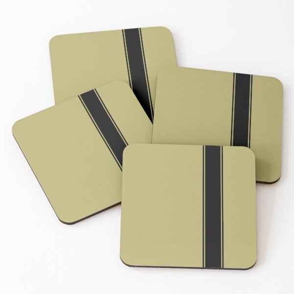 Item preview, Racing Stripe - Black on Gold designed and sold by ubiquitoid.