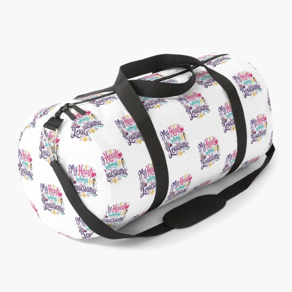 Item preview, My Heart Belongs to Louisiana - Cute Souvenir Travelers Gift for Men Women & Kids  designed and sold by Mozaic Clothes.