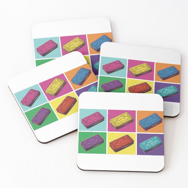 Item preview, Custard Cream Warhol Inspired Grid Pop Art designed and sold by MarkBarefoot.