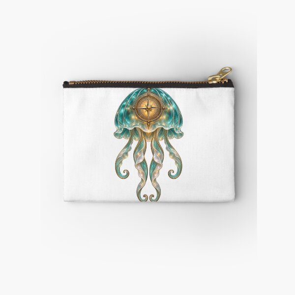 Item preview, Deep Navigator Jellyfish Brass Compass designed and sold by TrendTribeTP.