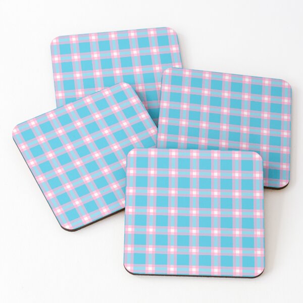 Item preview, Transgender Pride Turquoise and Pink Plaid Pattern designed and sold by The-Repository.