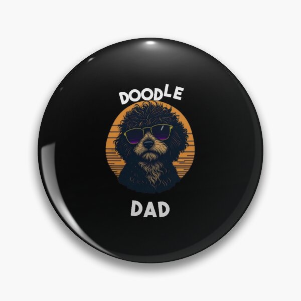 Item preview, Retro Sunset Sunglasses Poodle Dog Dad Art designed and sold by LudmillaWalthe.