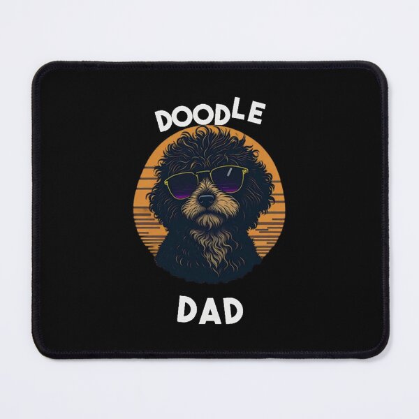 Item preview, Retro Sunset Sunglasses Poodle Dog Dad Art designed and sold by LudmillaWalthe.