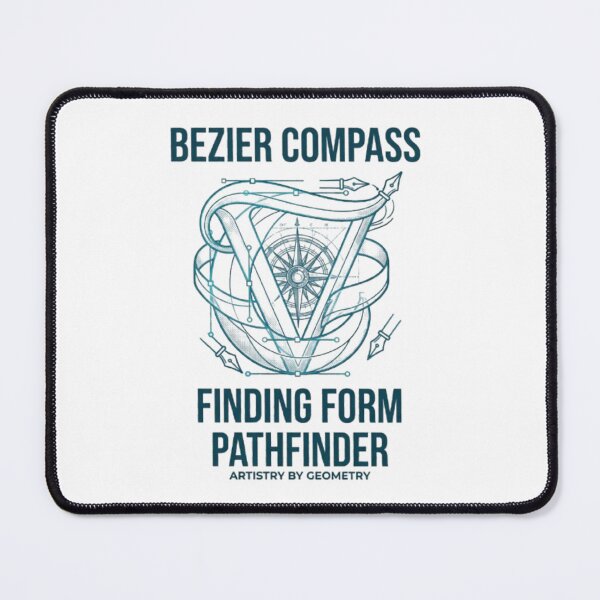 Item preview, Bezier Compass Finding Form – Pathfinder Geometry Graphic Designer designed and sold by youur-mark.