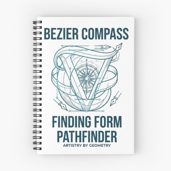 Item preview, Bezier Compass Finding Form – Pathfinder Geometry Graphic Designer designed and sold by youur-mark.