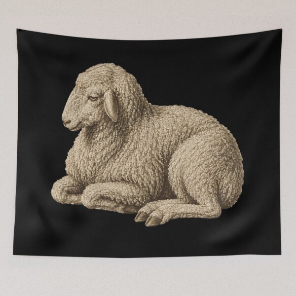 Item preview, Lamb Illustration designed and sold by AzariaAdams174.