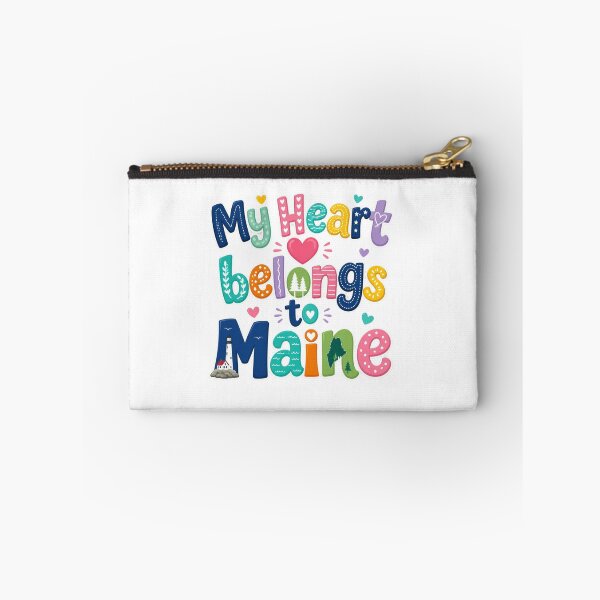 Item preview, My Heart Belongs to Maine - Cute Souvenir Travelers Gift for Men Women & Kids  designed and sold by Mozaic Clothes.