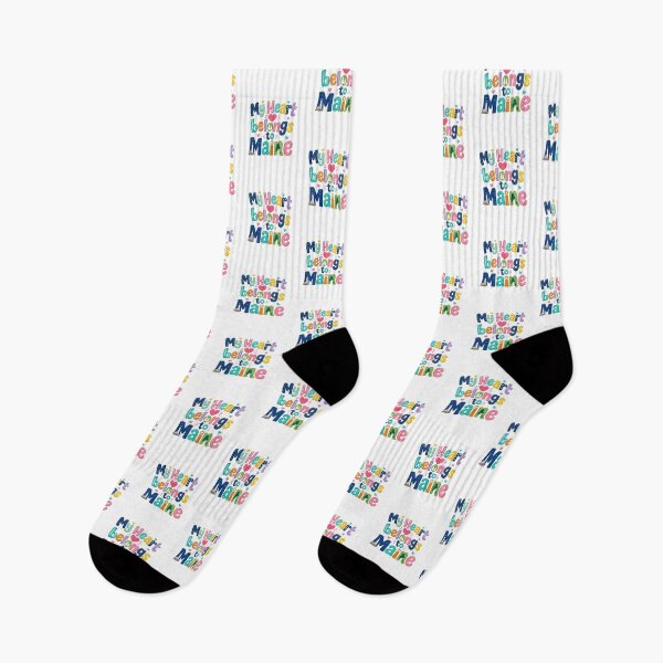 Item preview, My Heart Belongs to Maine - Cute Souvenir Travelers Gift for Men Women & Kids  designed and sold by Mozaic Clothes.