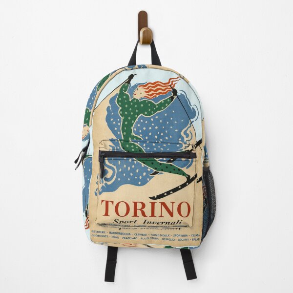 Item preview, Turín Deportes de Invierno 1953 - Cartel Vintage de Esquí designed and sold by Torinostalgia.