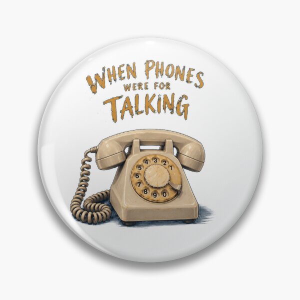 Item preview, When Phones Were for Talking – Retro Rotary Phone designed and sold by On a Whim .