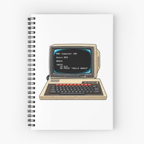 Item preview, BBC Micro Hello World – Retro BASIC Computer designed and sold by curseofkazar.
