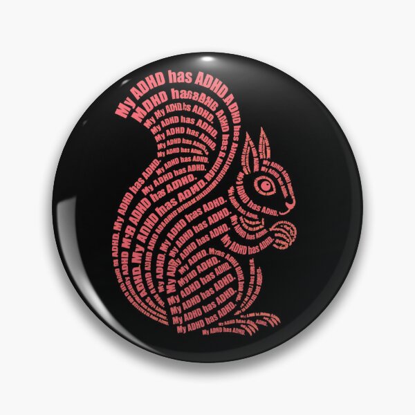 Item preview, My ADHD has ADHD Funny ADHD Squirrel designed and sold by T-version.