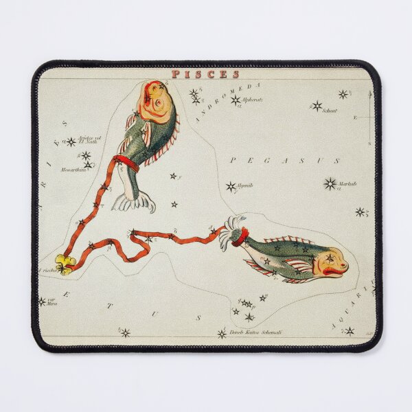 Item preview, Pisces Vintage Astronomical Star-Chart designed and sold by QB-Designs.