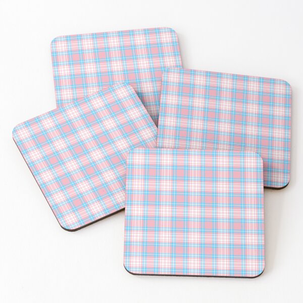 Item preview, Transgender Pride Pink and Blue Tartan Plaid designed and sold by The-Repository.