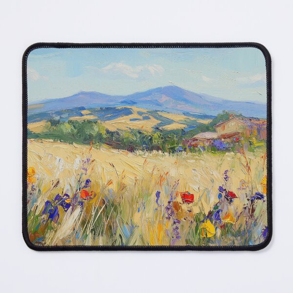 Item preview, Tuscany Wildflower Field Countryside Painting designed and sold by NatureSight.