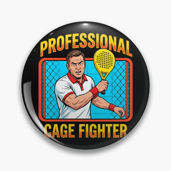 Item preview, Professional Cage Fighter – Funny Pickleball Player Design designed and sold by LoFizzy.