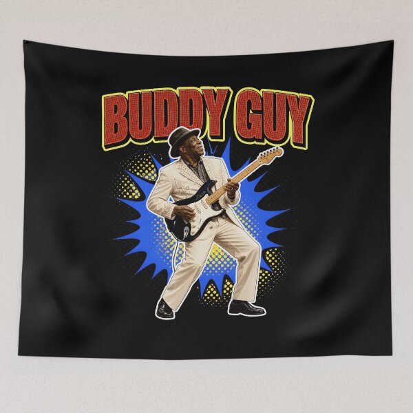 Item preview, Buddy Guy Pop Art Guitar designed and sold by BessieDollie.