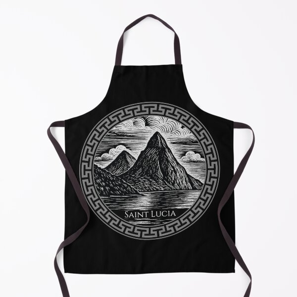 Item preview, Saint Lucia Vintage Woodcut Art designed and sold by Thistle-TShop.