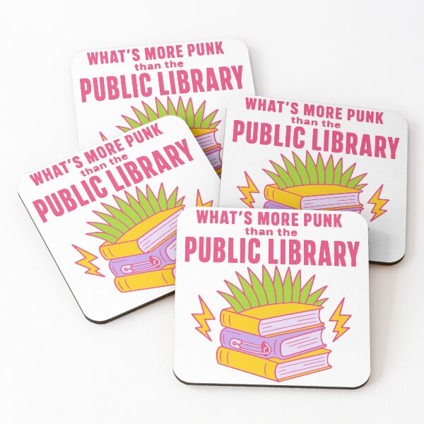 Item preview, What's more punk than the public library - funny librarian humor designed and sold by GagShots.