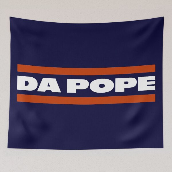 Item preview, Da Pope Chicago Bears Parody of Pope Leo XIV NFL Church Christian Football designed and sold by barefootmk.