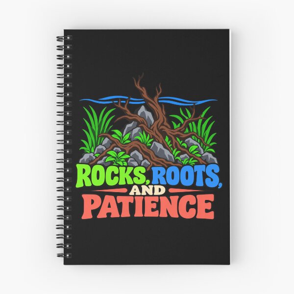 Item preview, Rocks Roots And Patience Aquascape Hardscape Design designed and sold by DreamLayerStudio.