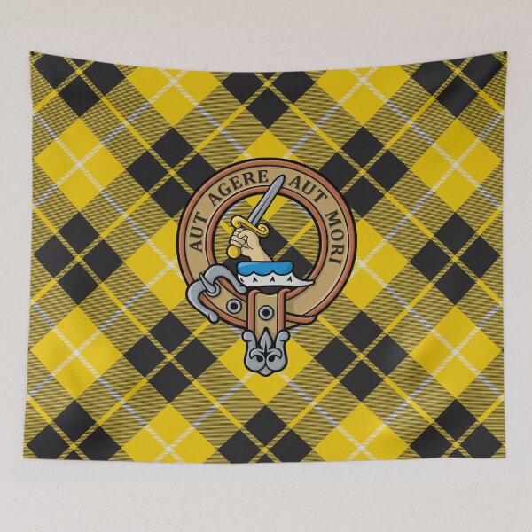 Item preview, Clan Barclay Crest over Dress Tartan designed and sold by sifis.