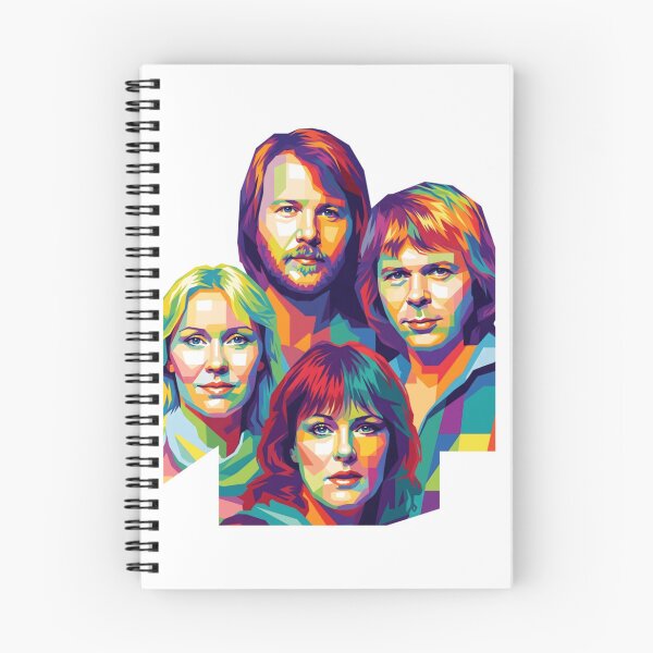 Item preview, ABBA Colorful Pop Art Portrait Design designed and sold by EmersLowe.