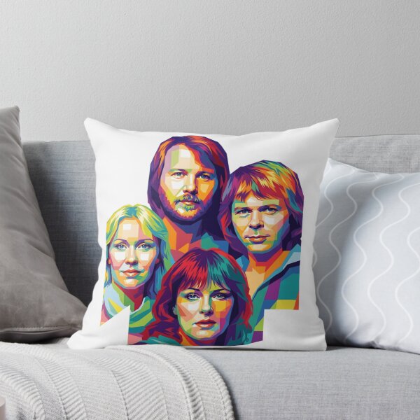 Item preview, ABBA Colorful Pop Art Portrait Design designed and sold by EmersLowe.