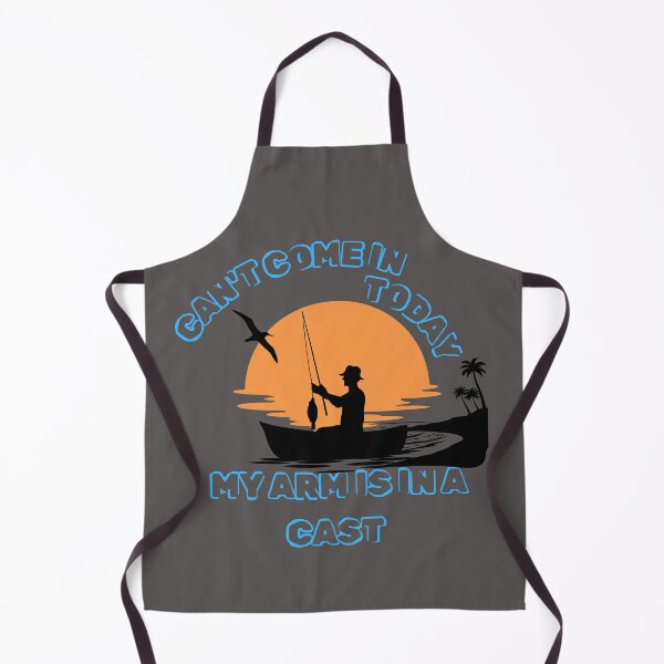 Item preview, Good Design for a Fishing Man Can't Come In Today My Arm Is In a Cast designed and sold by MarthaPlace.