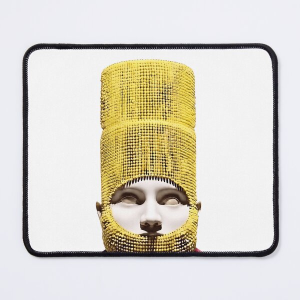 Item preview, Majestic Surreal Figure with Tall Yellow Headdress designed and sold by Yellow Zone.
