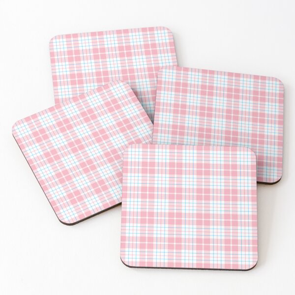 Item preview, Transgender Pride Soft Pink Tartan Plaid Pattern designed and sold by The-Repository.