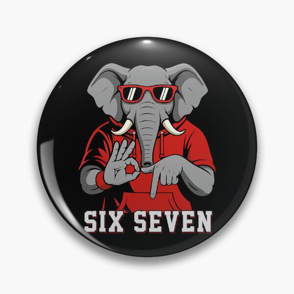 Item preview, Six Seven Elephant Alabama Fan Game Day designed and sold by nryum.